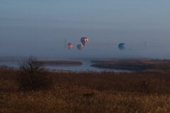 霧の渡良瀬バルーンレース　③
