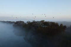 霧の渡良瀬バルーンレース　➁