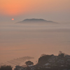 20140203_065126 日の出 朝霧 舟が行く