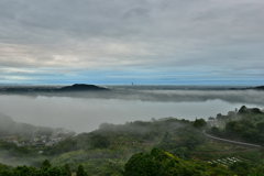 20171003_055933 曇天の朝 水色の雲