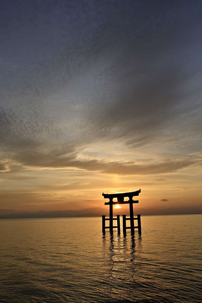 湖の朝