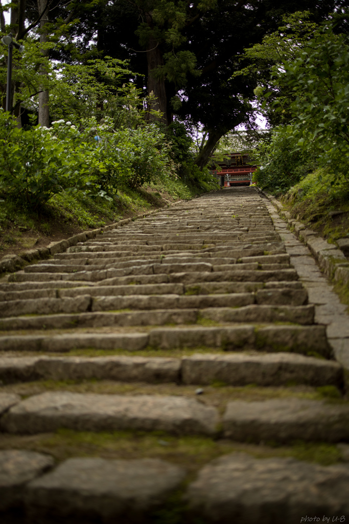 石階段