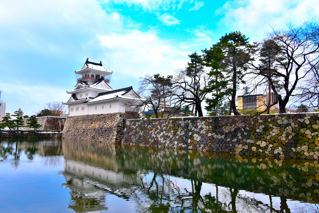 一月の富山城