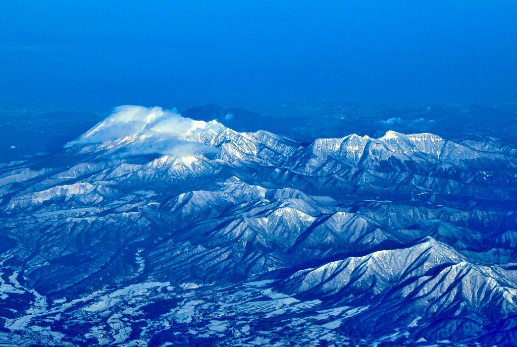 一月の大山