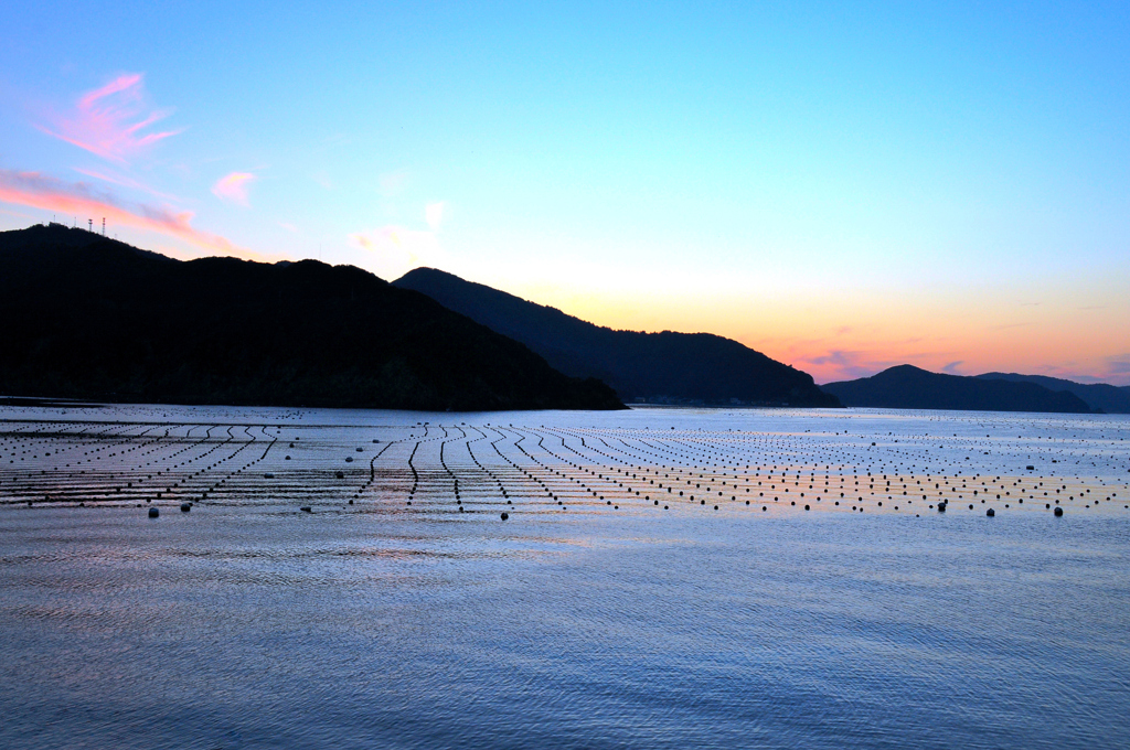 宇和島の海 夕景2008