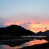 帰り道で出会った夕景