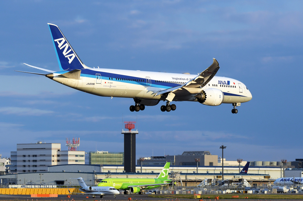 On final approach to Narita