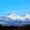 那須連山（中央：茶臼岳）