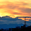 ある日の富士山夕景