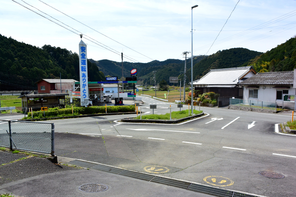 複雑な交差点
