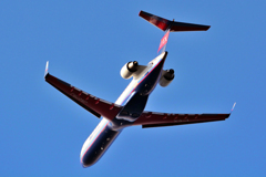 ボンバルディア CRJ700 departing Narita