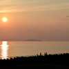 Setting sun