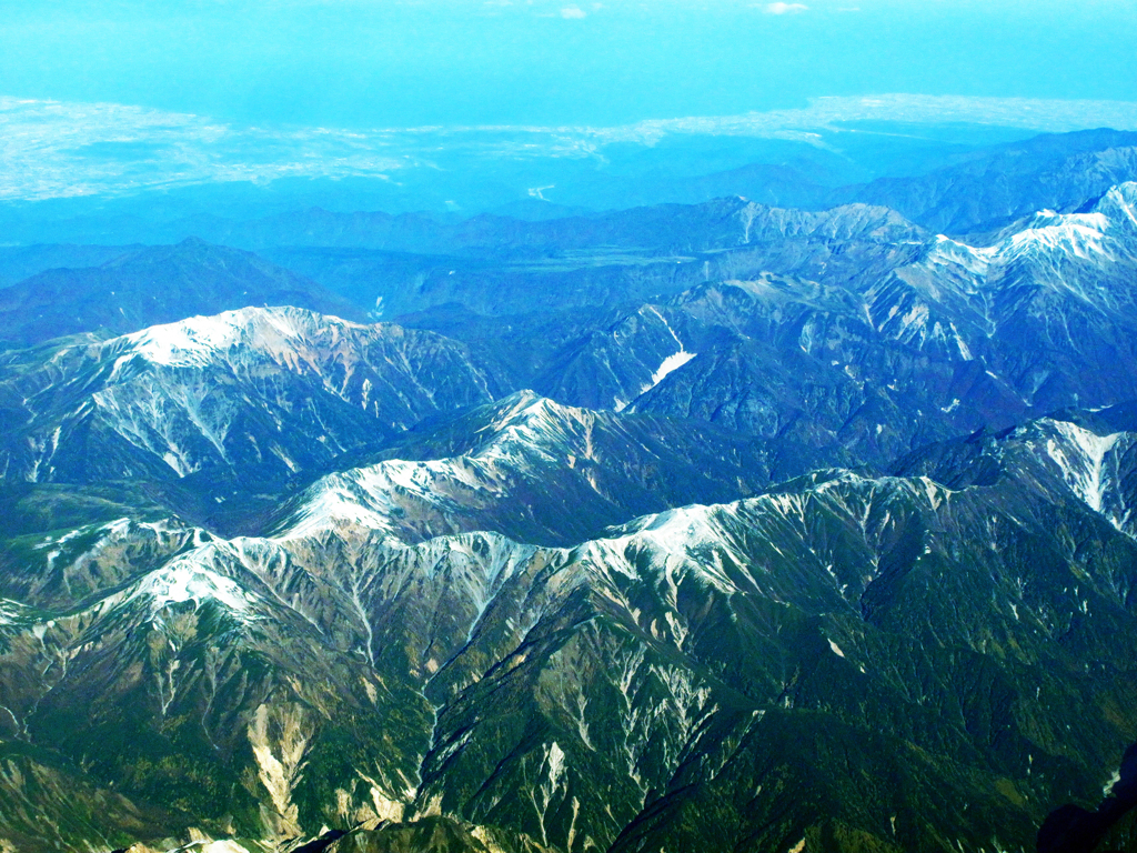 北アルプス・・・立山・白馬付近