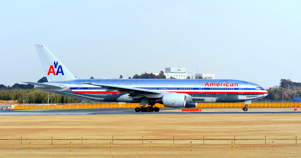 アメリカンB777 Old colour