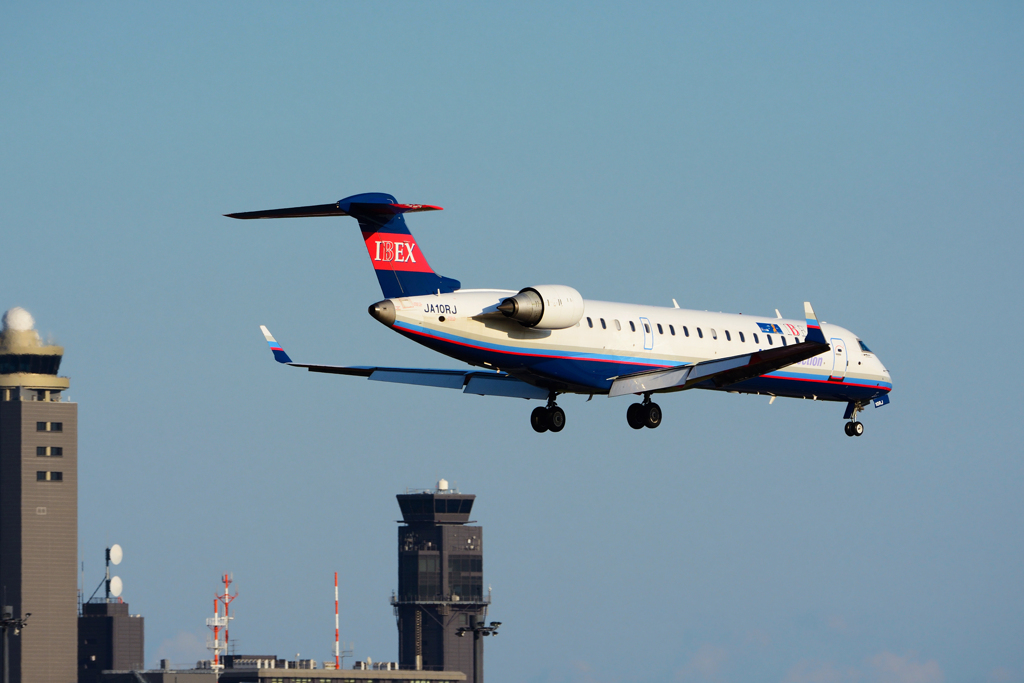 IBEX Airlines CRJ700 on final approach