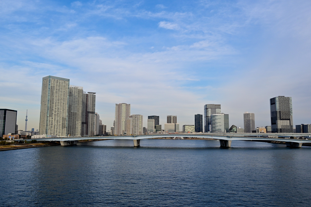 晴海大橋と豊洲