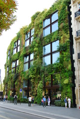 緑の建物