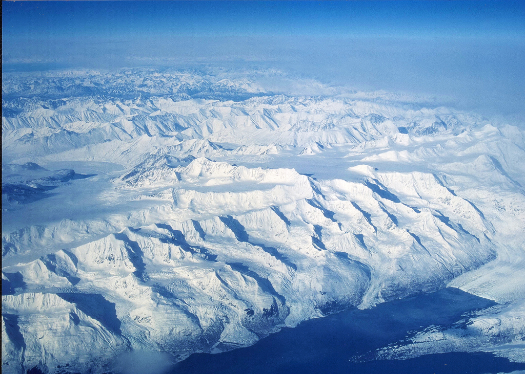 アラスカ_氷河の先端