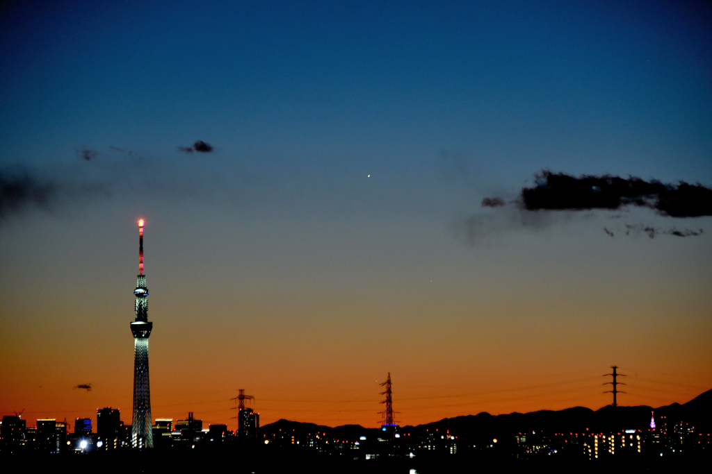 水星木星土星の大接近210109