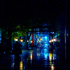 夜の境内