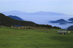 高原の朝