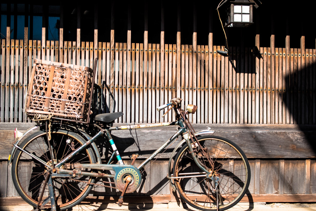 an old bicycle