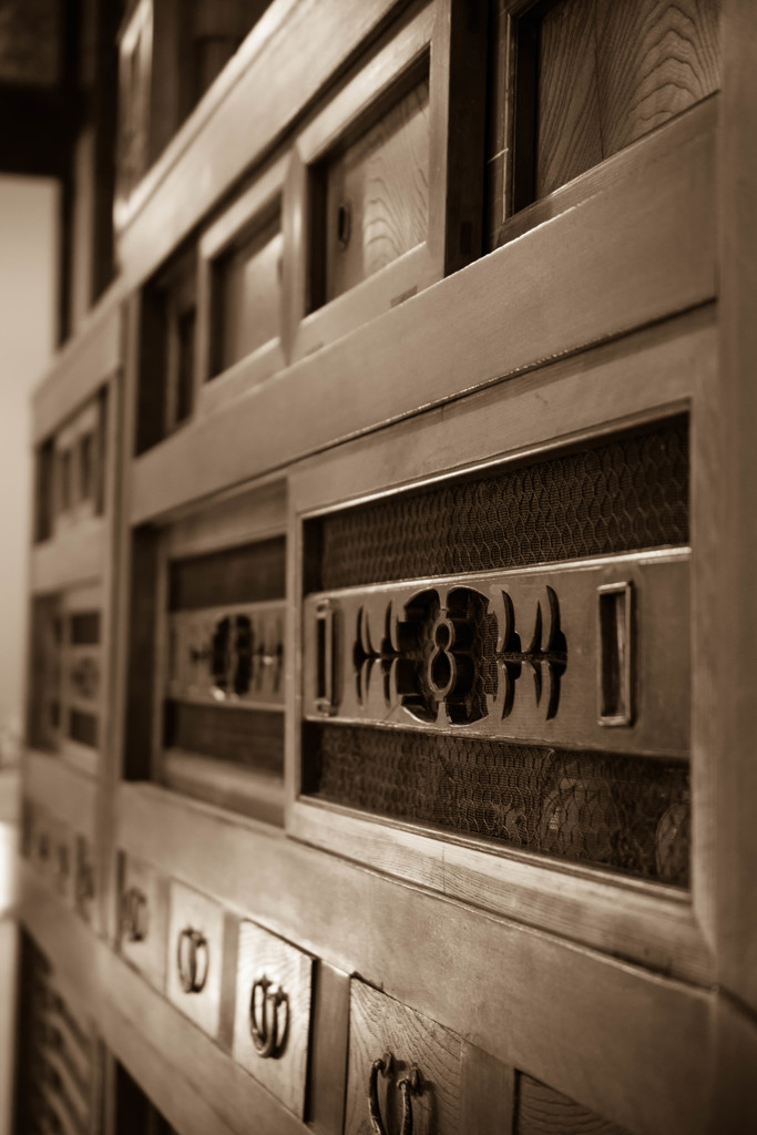 an old cupboard