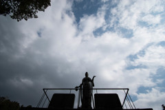 Buddhist statue in the sky