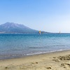 桜島と海