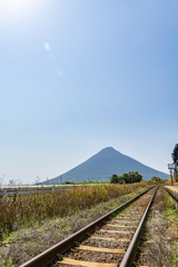 JR最南端の駅にて