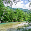 上高地梓川の清流