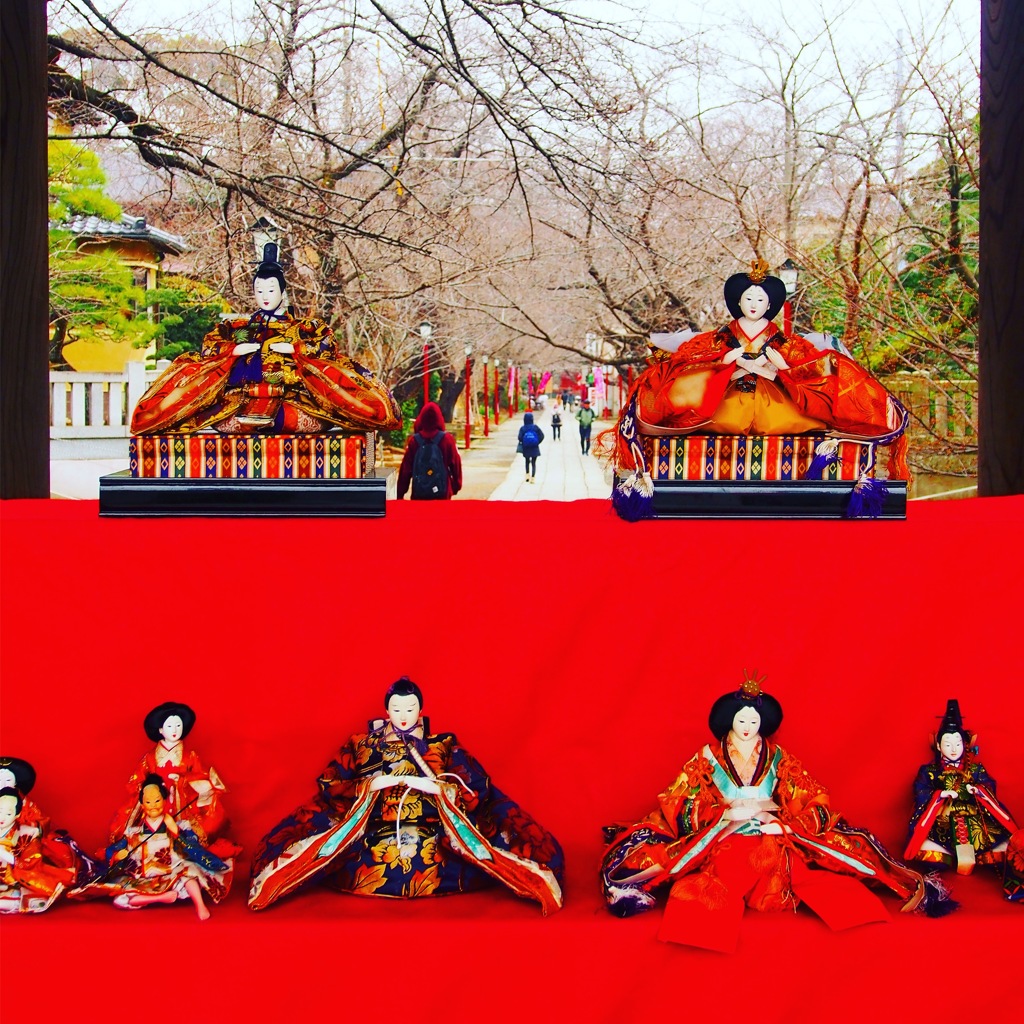 中山法華経寺のひな祭り