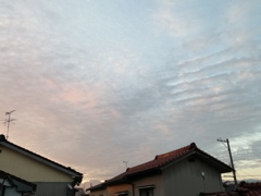 湖みたいな空