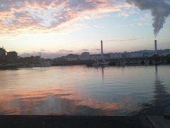 朝の漁港