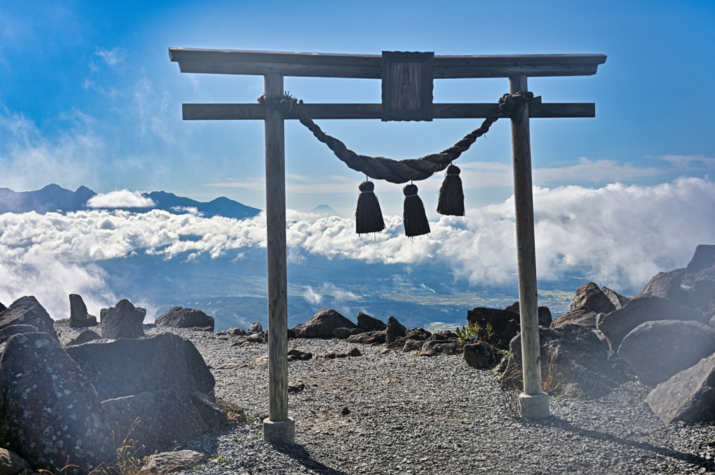 『車山』山頂