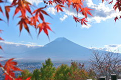 秋　富士山