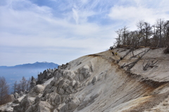 日向山から見た八ヶ岳