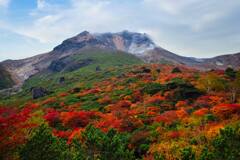 秋錦の活火山
