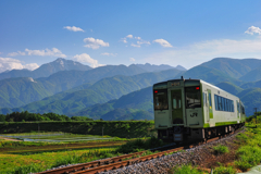 南アルプスと高原列車