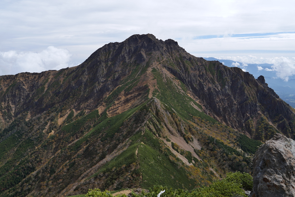 阿弥陀岳 から見た 赤岳