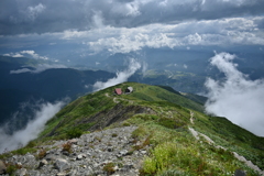 八方尾根　山の天気は変わりやすい