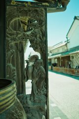 軒下の彫刻