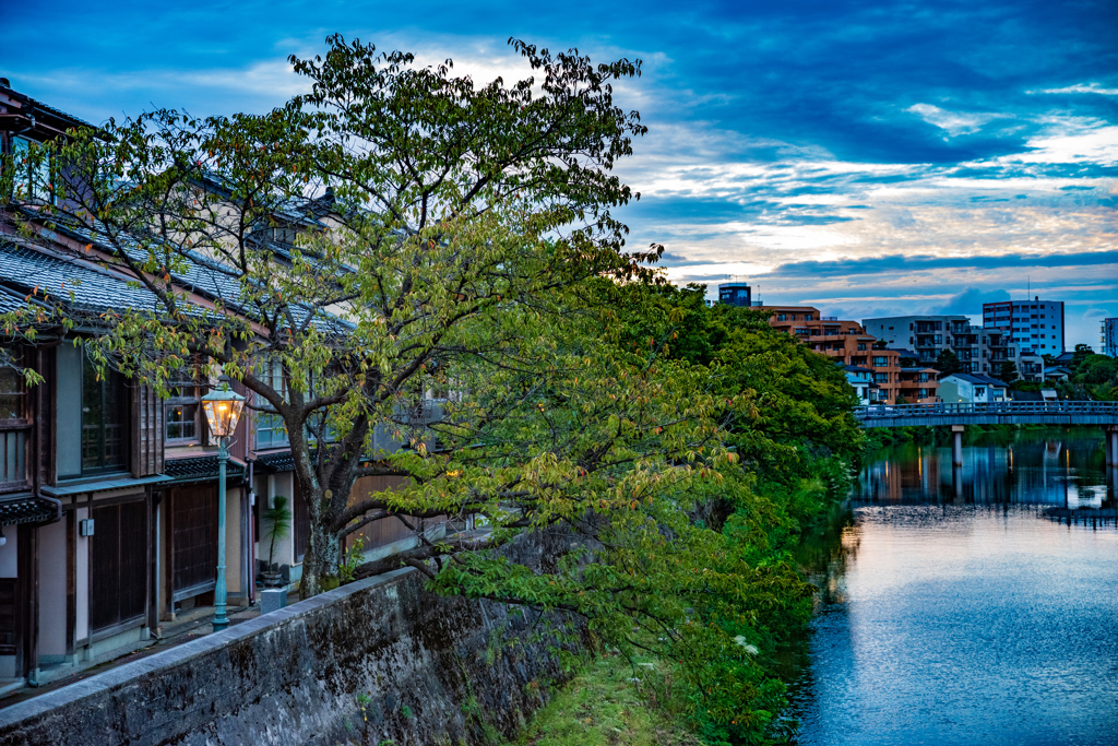 主計町茶屋町夕景②