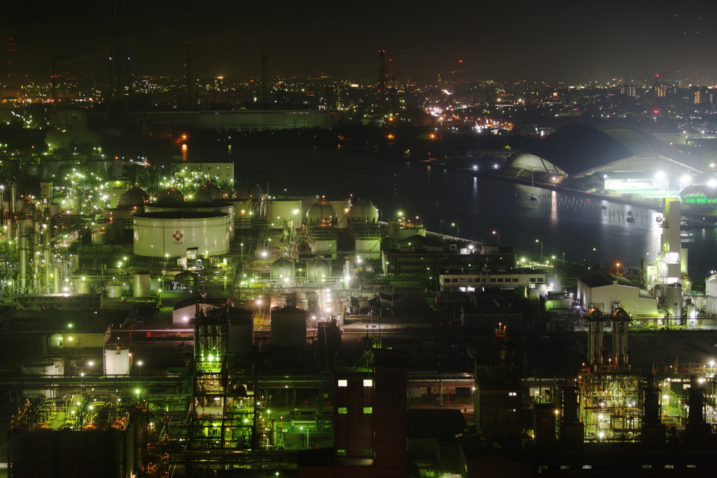 四日市工場夜景