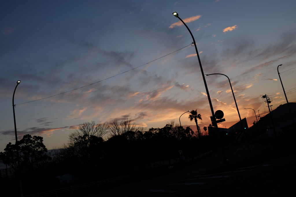 須磨の夕暮れ