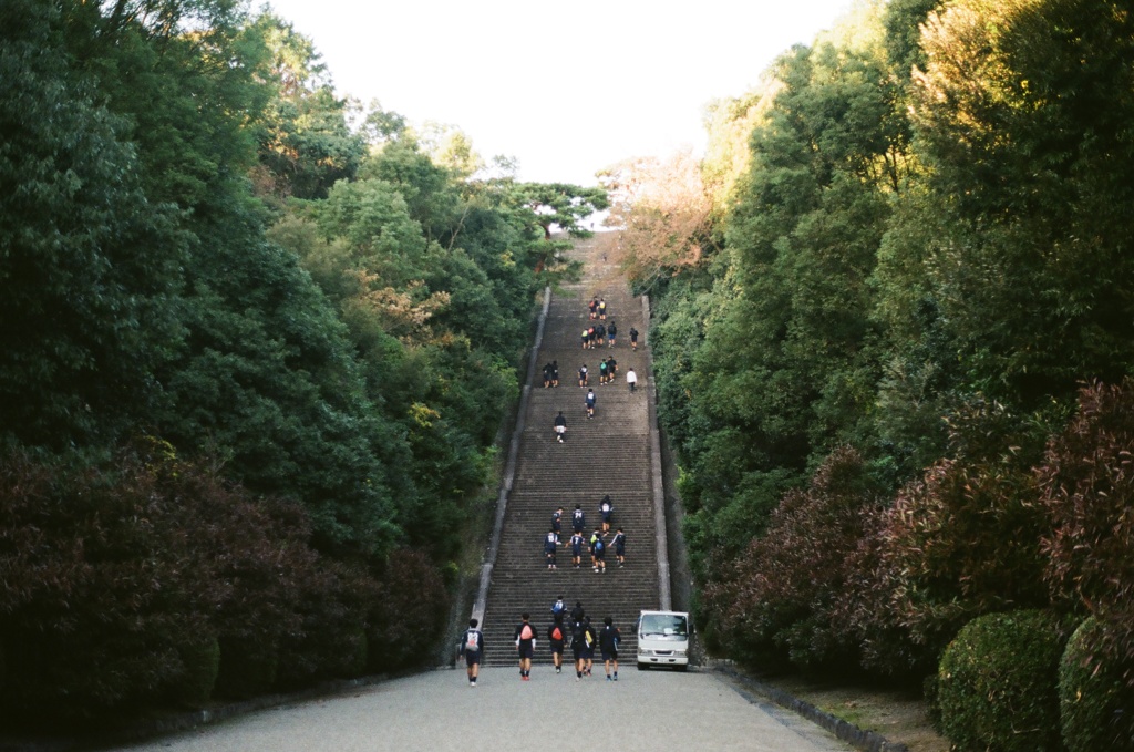 伏見桃山陵の大階段