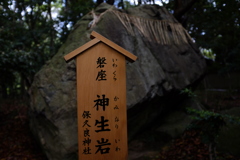 保久良神社　神生岩