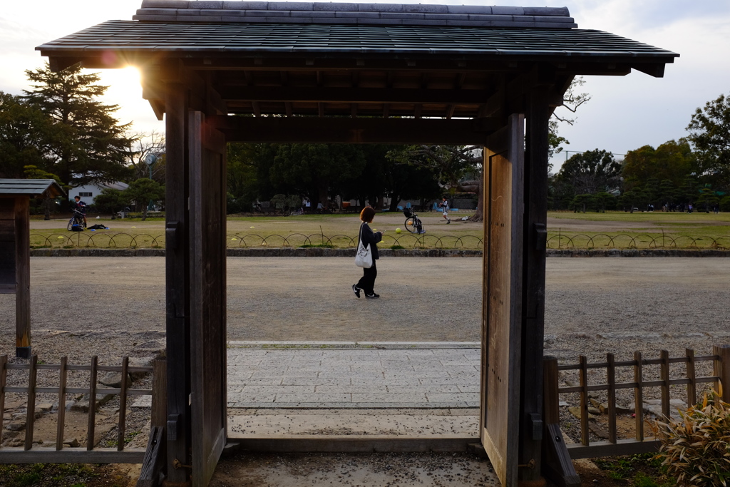 明石城　武蔵の庭園