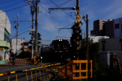 阪急電車　踏切