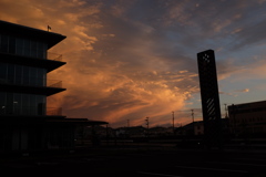 夕暮れの雲
